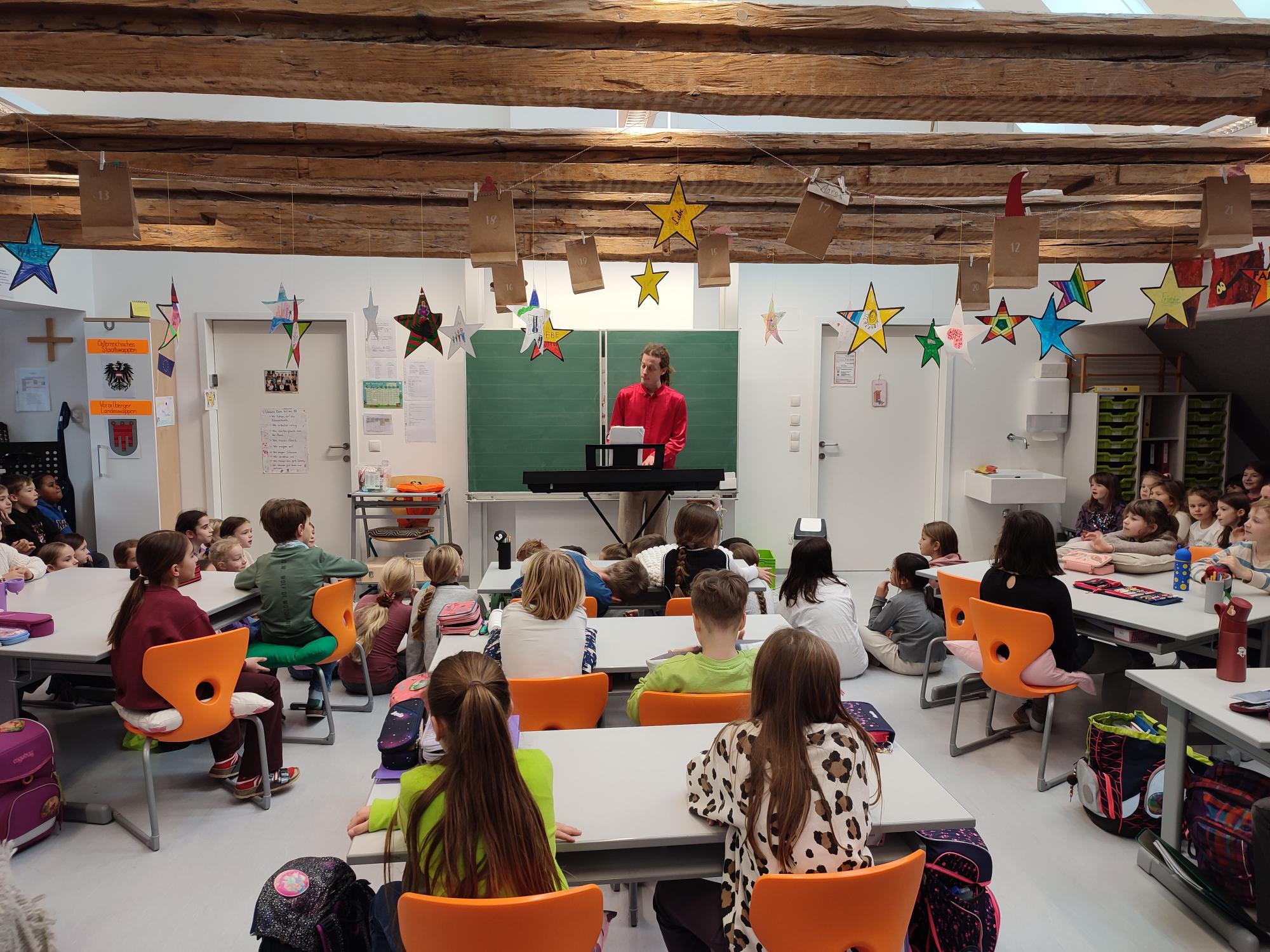 Gemeinsames Singen im Advent